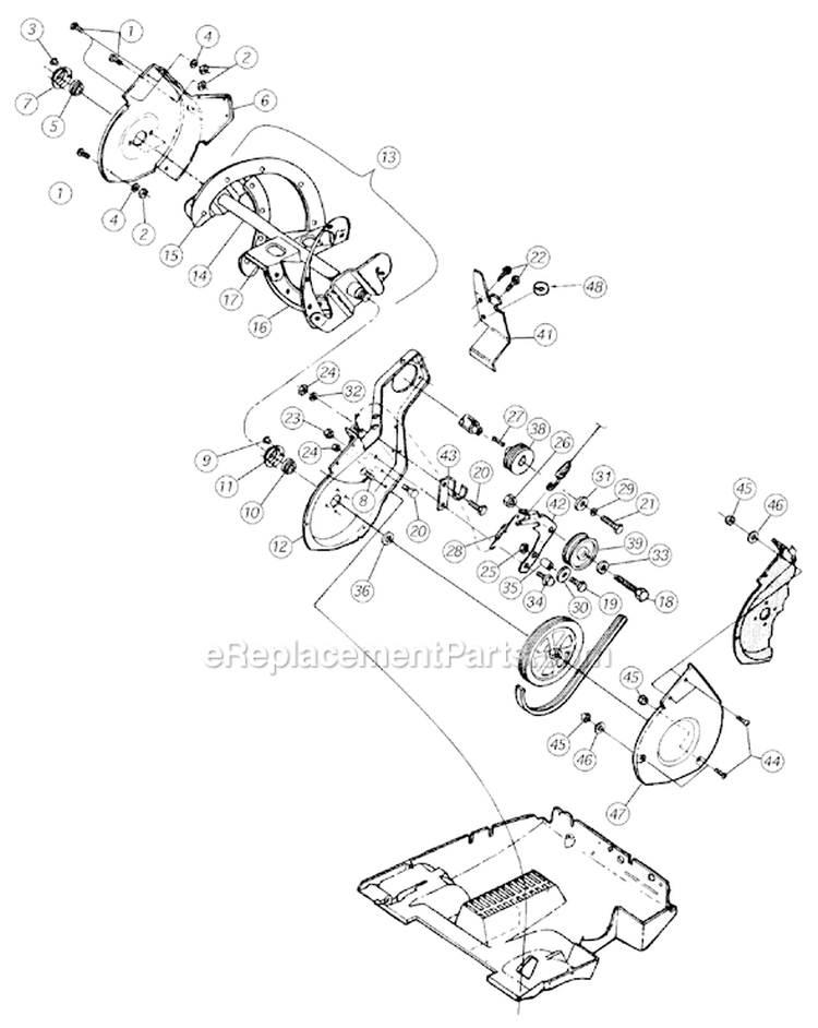 Page A Diagram and Parts List for 31AE262-401 1998 Yard Man Snow Blower